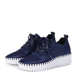 NEW ILSE JACOBSEN women's tulip 4271 shoe in dark indigo white